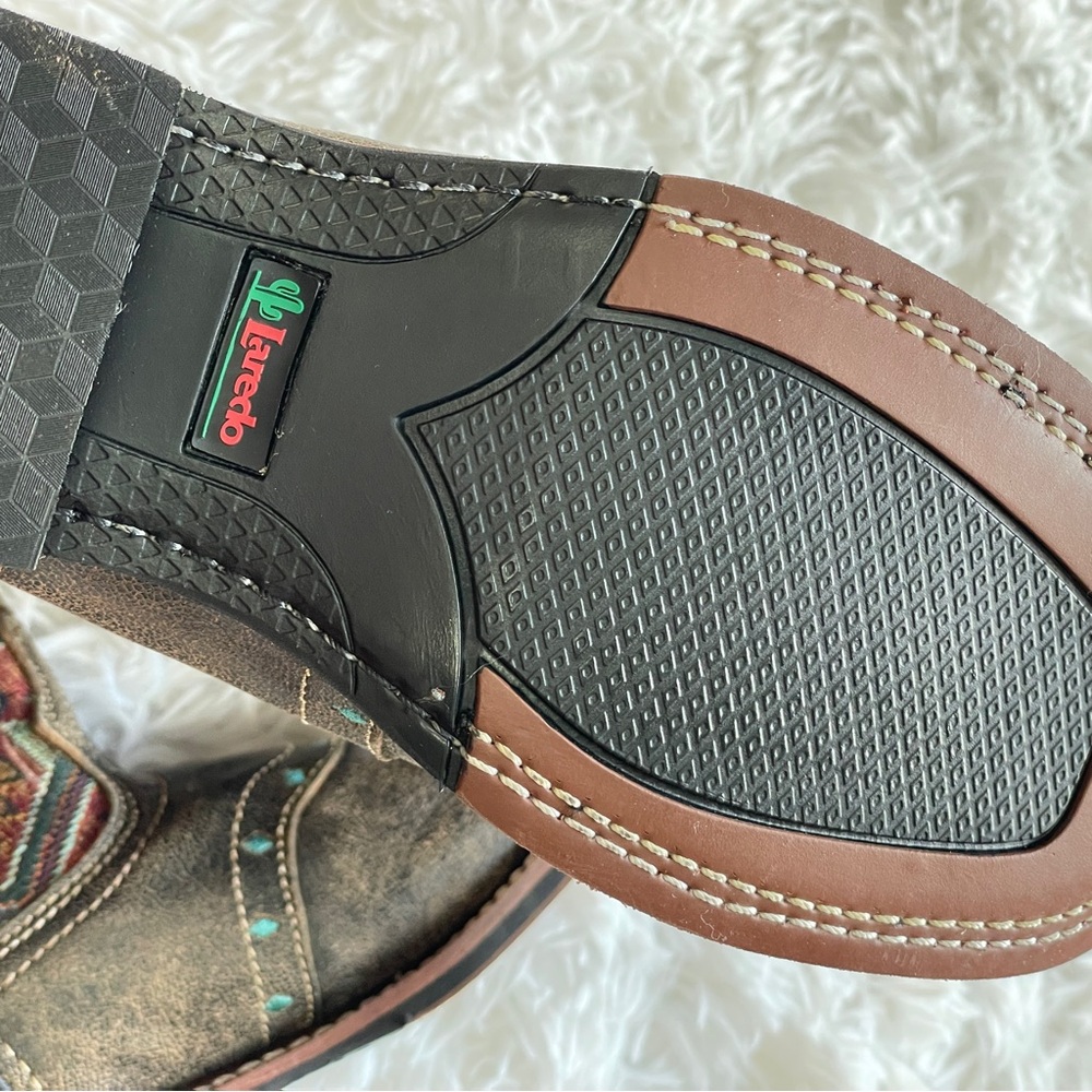 Laredo Scout Aztec Square Toe Western Boots - Picture 11 of 12